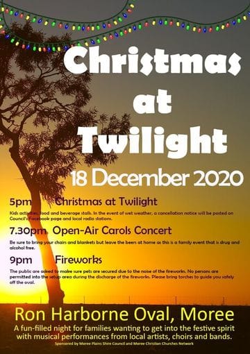 MPSC & Moree Christian Churches Network: Christmas at Twilight